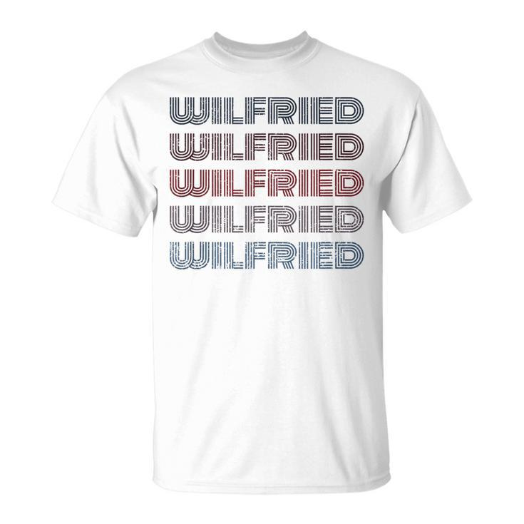 70S Vintage Personalized First Name Wilfried T-Shirt