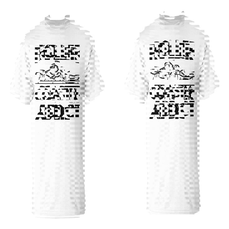 Abanico De Montaña Rusa Addict I Cool Camiseta unisex