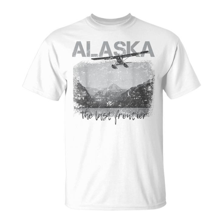 Alaska The Last Frontier With Float Plane T-Shirt