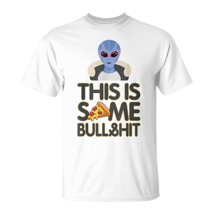 Alien Who Likes Pizza Ufo Alien Colorado Fun T-Shirt