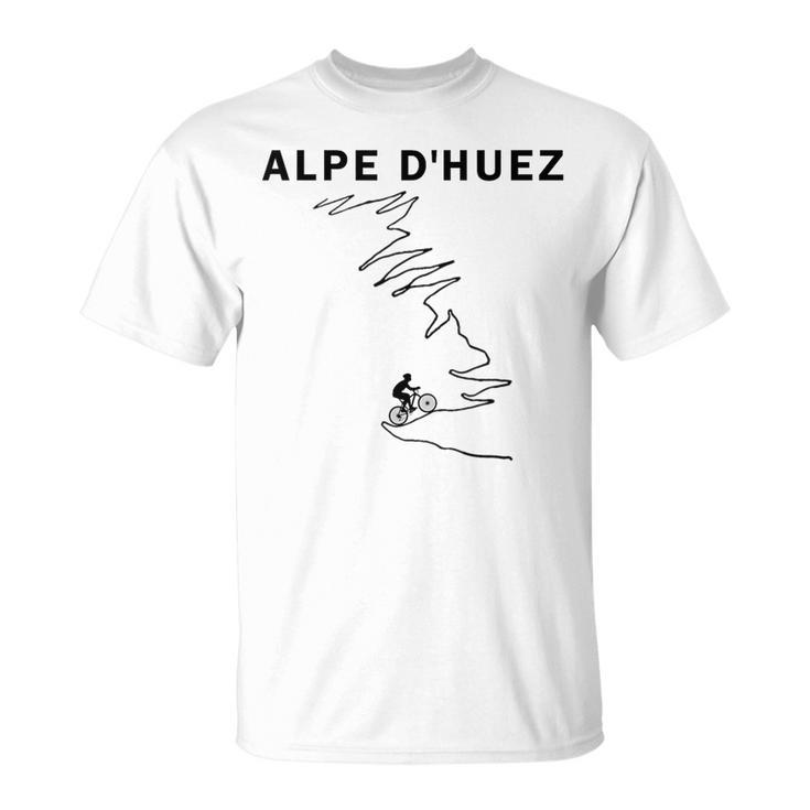 Alpe D'huez Cycling France Road Cycling T-Shirt