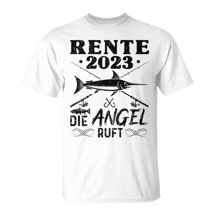 Angler Opa Papa Angeln Ruhestand Rente T-Shirt