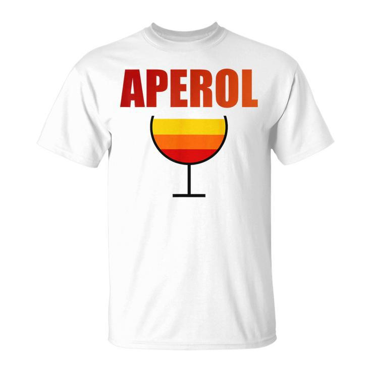 Aperol Spritz Love Summer Malle Vintage Drink T-Shirt