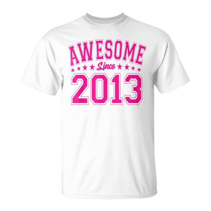 Awesome Since 2013 Birthday Awesome Vintage 2013 T-Shirt
