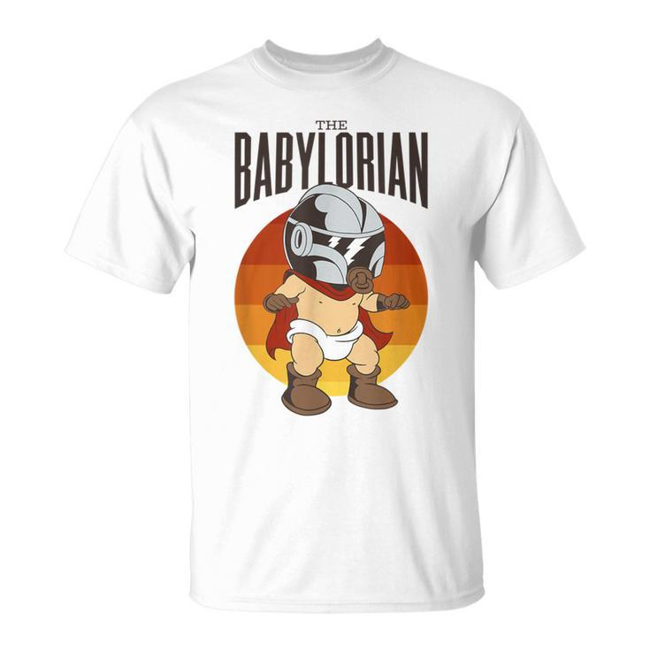 The Babylorian Cute Baby With Helmet Space Sci Fi Parody T-Shirt