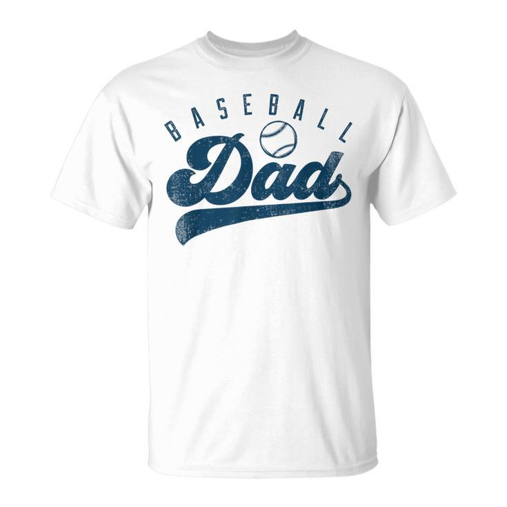 Baseball Dad Daddy Father's Day T-Shirt