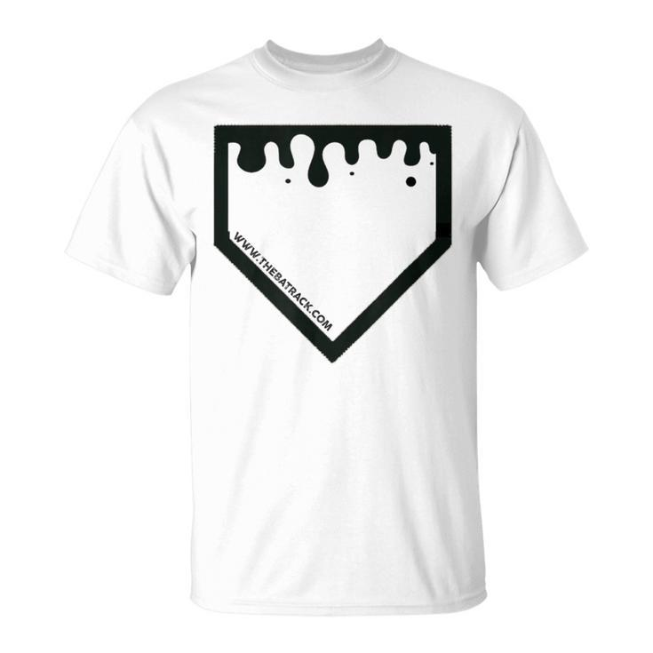 Baseball Home Plate Drip T-Shirt