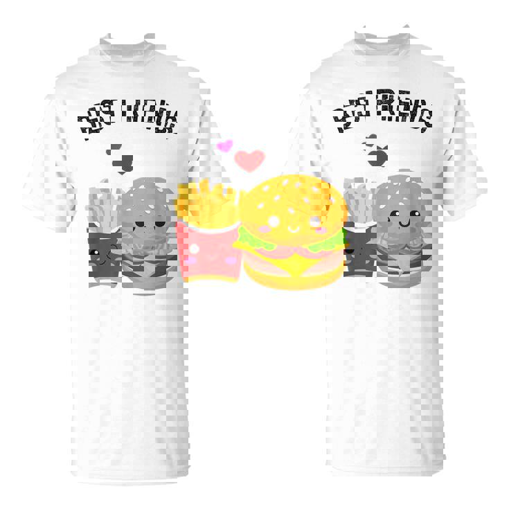 Best Friends Kawaii Burger & Fries T-Shirt
