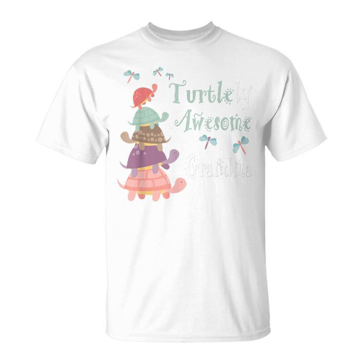 Best Grandma Ever Whimsical Grandma With Cute Turtles T-Shirt