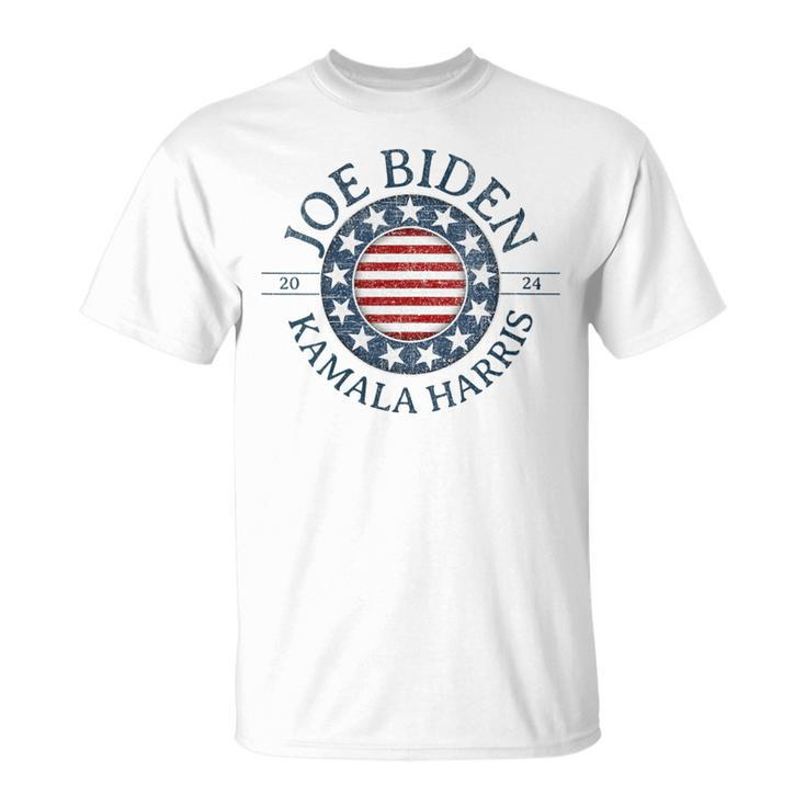 Biden Harris 2024 Political Voter Pro-Democrat Liberal T-Shirt
