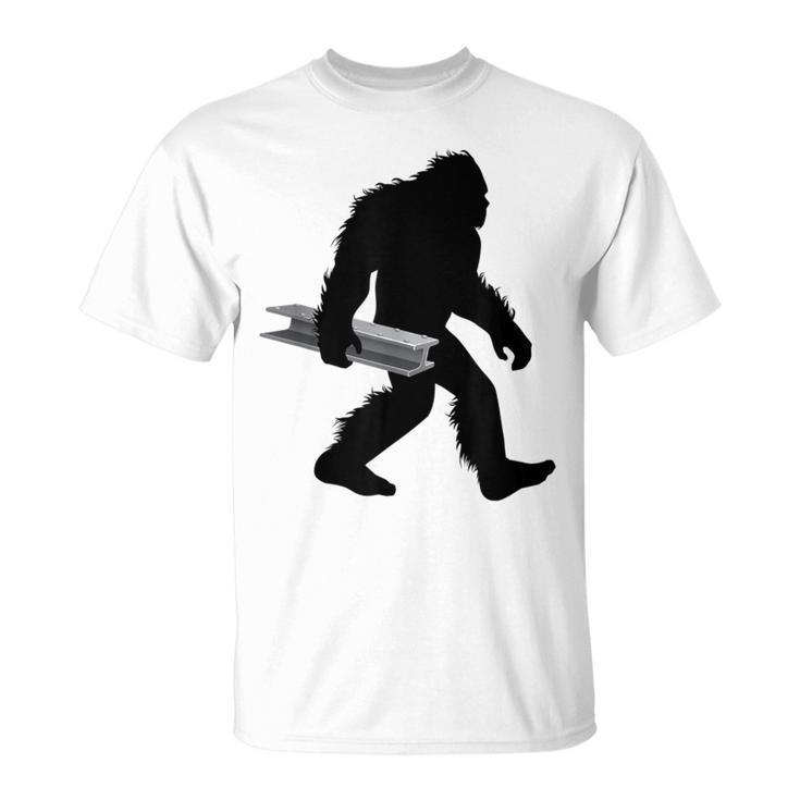 Bigfoot Slworker Welding Sasquatch Ironworker T-Shirt
