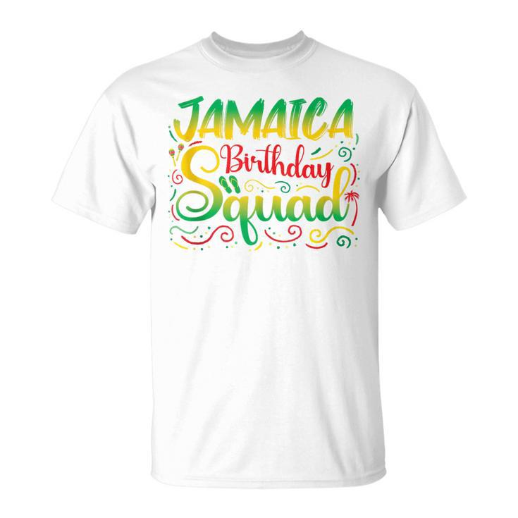 Birthday Girls Jamaica Squad Trip 2024 Party Outfit Matching T-Shirt