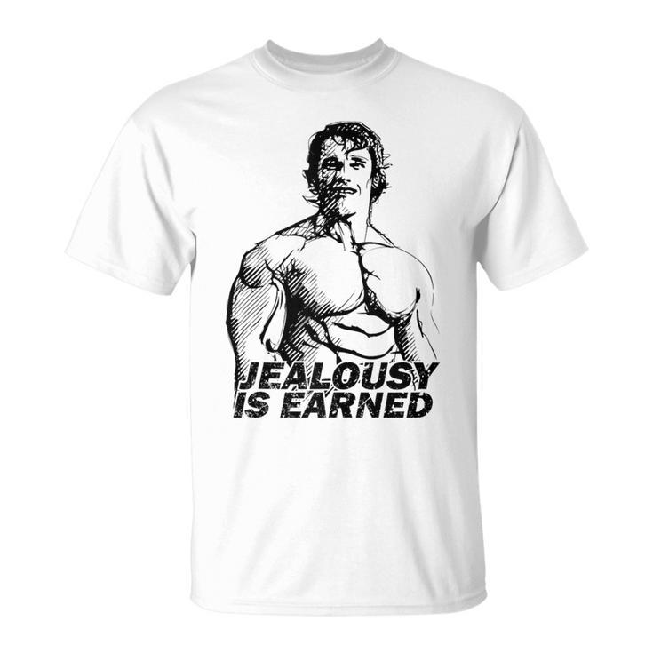 Bodybuilding Gym Inspiration Arnold Old School Golden Era T-Shirt