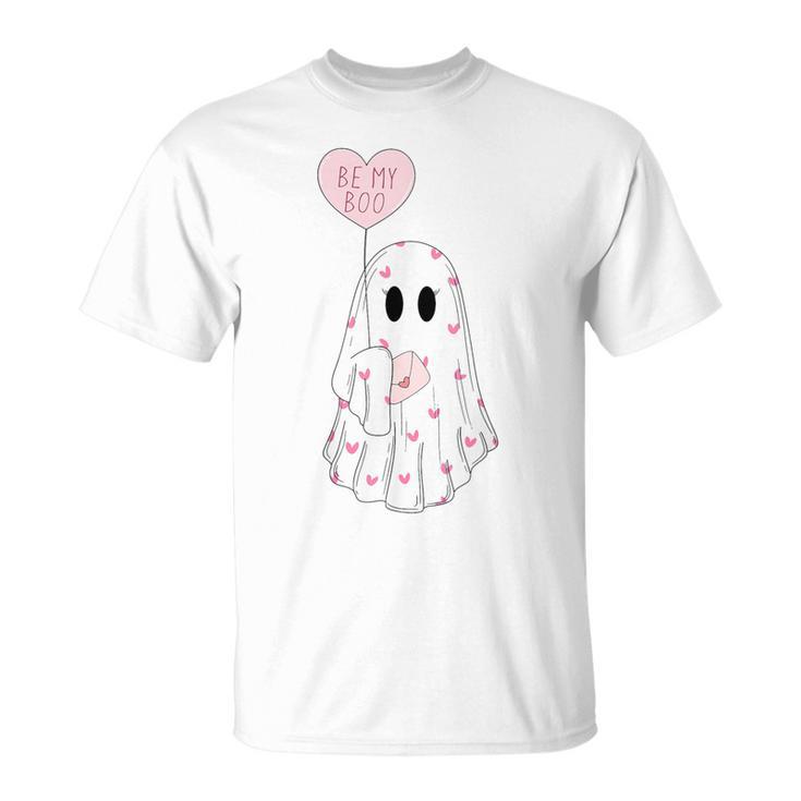 Be My Boo Ghost Valentines Day T-Shirt