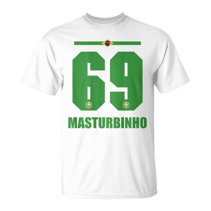 Brazil Sauf Jersey Masturbinho Sun Name T-Shirt