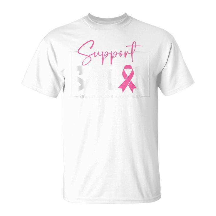 Breast Cancer Warrior Support Squad Breast Cancer Awareness T-Shirt