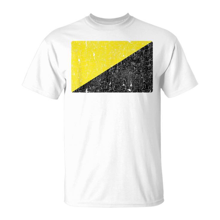 Camisa Anarcho Capitalista Anarcho Bandera Anarco-Capitalista Camiseta unisex