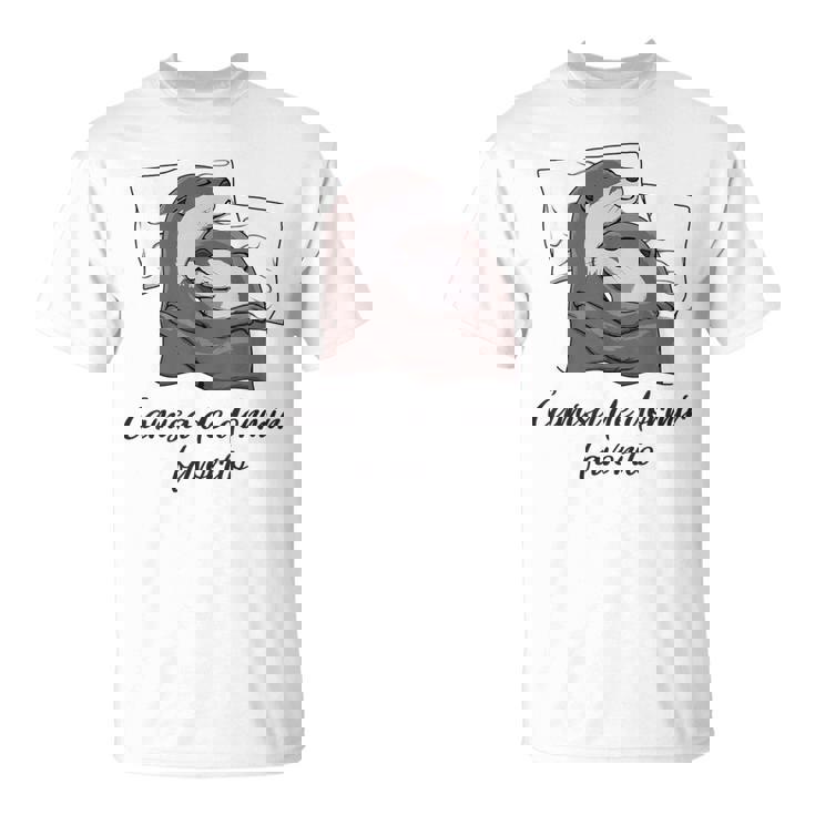Camisa De Dormir Nutria Pijama Nutria Camiseta unisex