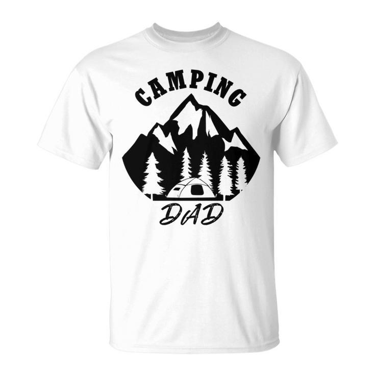 Camping Papa Natur Wildnis Wandern T-Shirt