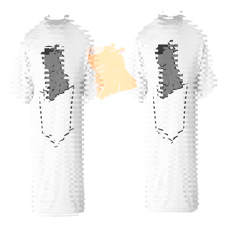 Capibara Lindo Capibara Divertido Camiseta unisex