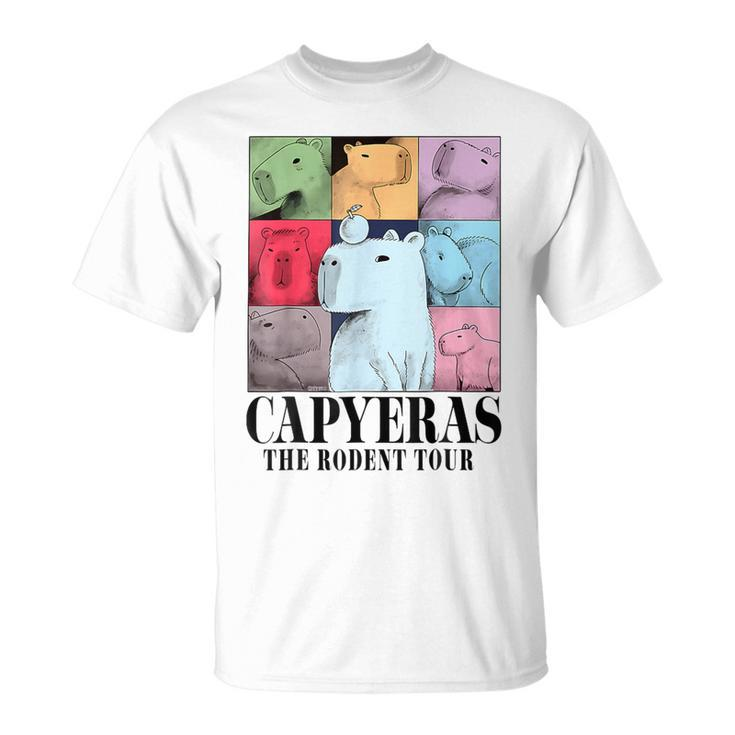Capybara The Rodents Capy Tour Meme Graphic Summer Long Sleeve T-Shirt ...