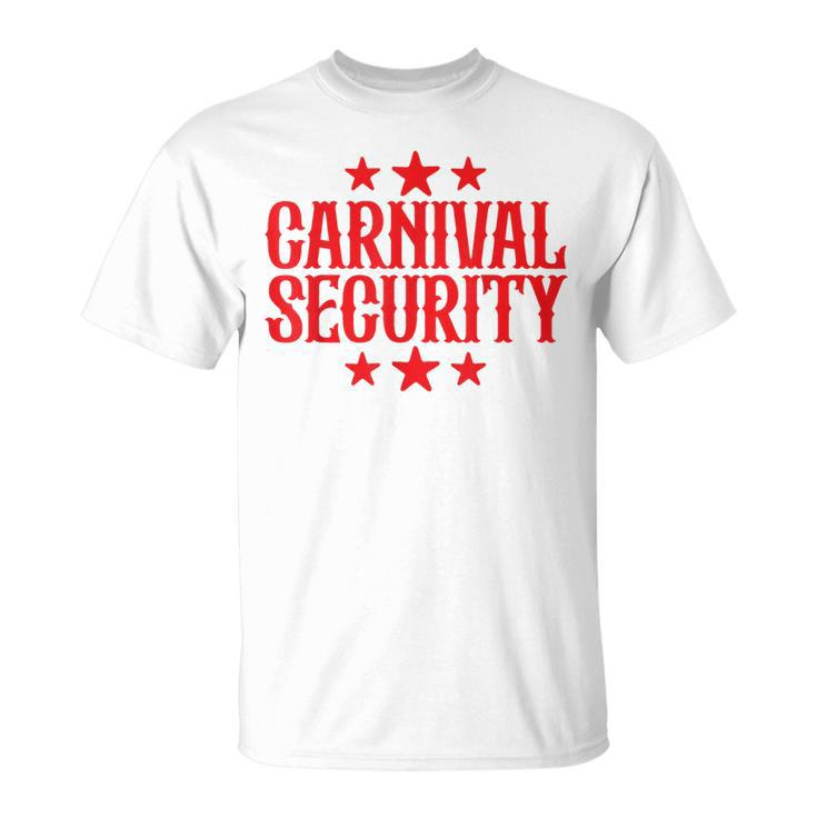 Carnival Security Carnival Party Family Carnival Crew T-Shirt