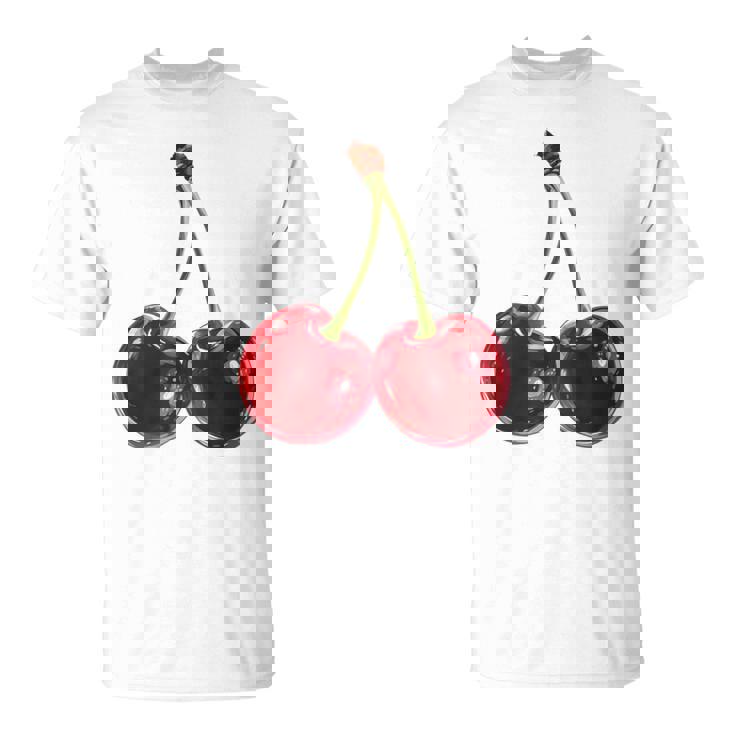 Cherry Red Aesthetic Cherries Trendy Summer Women T-Shirt