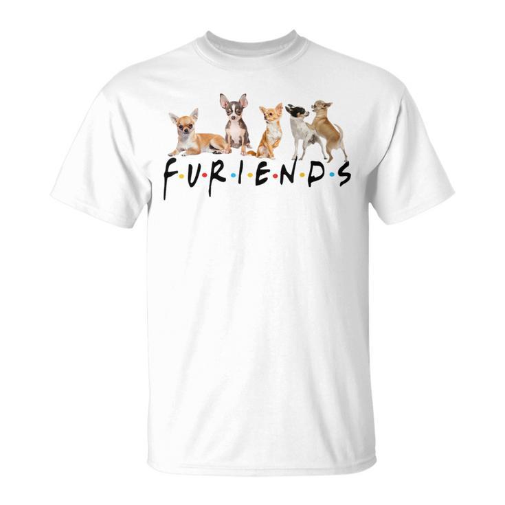 Chihuahua Furiends Furry Friends Dogs Chihuahua Lovers T-Shirt