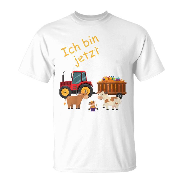 Children's Ich Bin 3 Jahre 3 Jahre Dritter Mit Kühen German T-Shirt