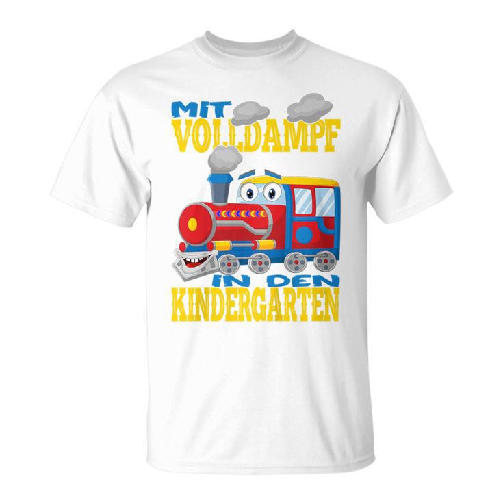 Children's Mitollteamf In Den Kindergarten Steam Train T-Shirt