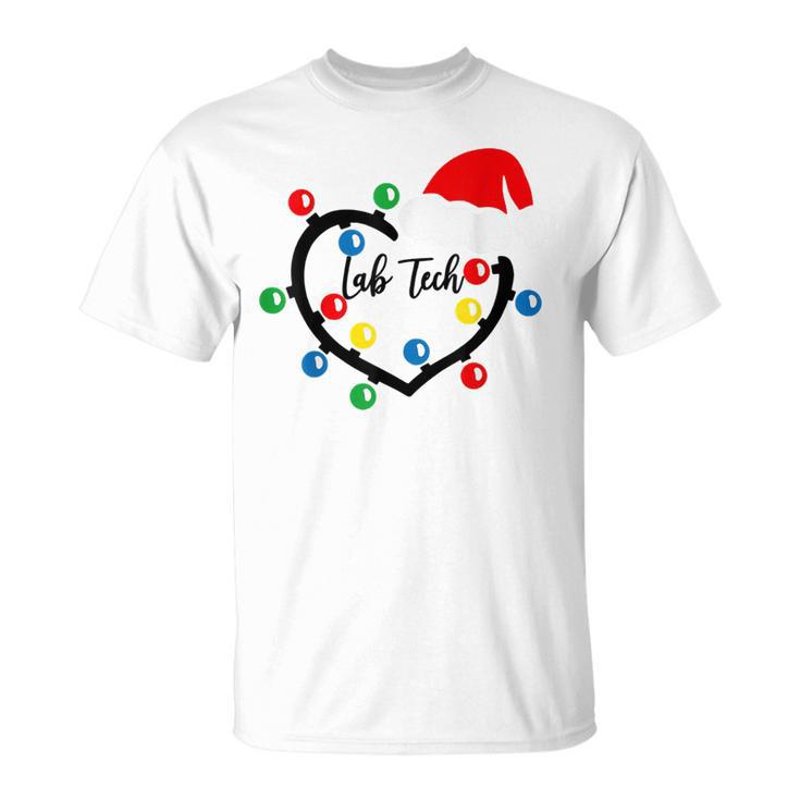 Christmas Lights Lab Tech Nurse Costume Christmas 2020 T-Shirt