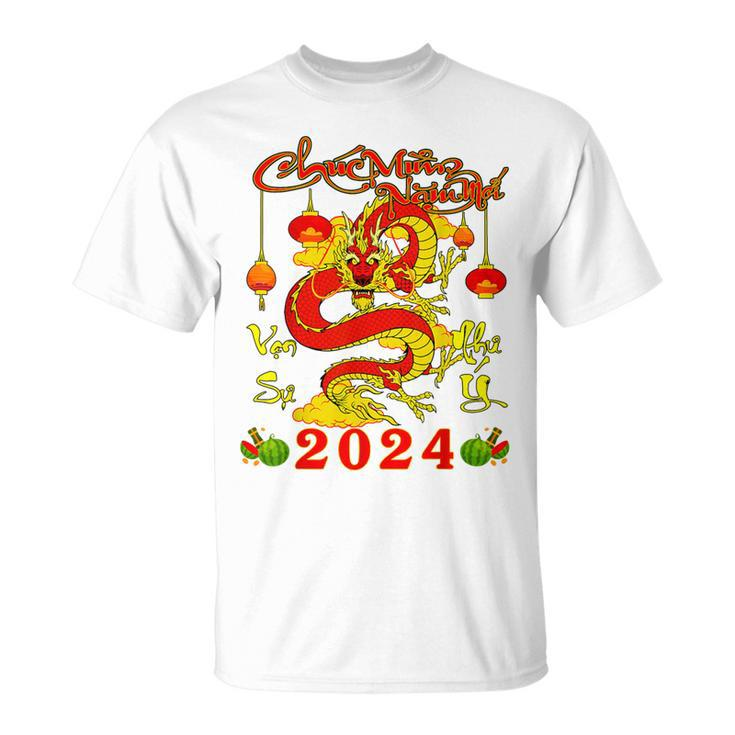 Chuc Mung Nam Moi 2024 Tet Giap Thin Viet Nam New Year 2024 T-Shirt