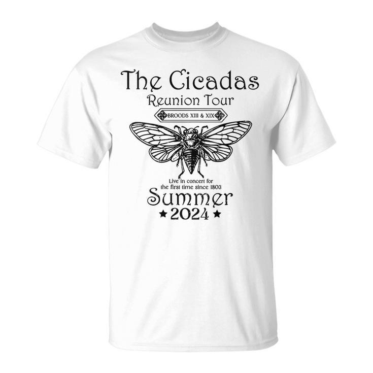 The Cicada Reunion US Tour 2024 Cicada Concert Fest Lover T-Shirt