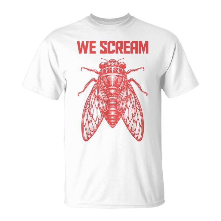 Cicada We Scream 2024 T-Shirt