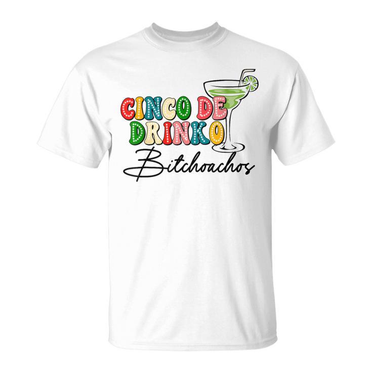 T-shirt Humour Cinco De Mayo - Texte '0% Mexican Cinco De Drinko', Unisexe, Coton, Neuf