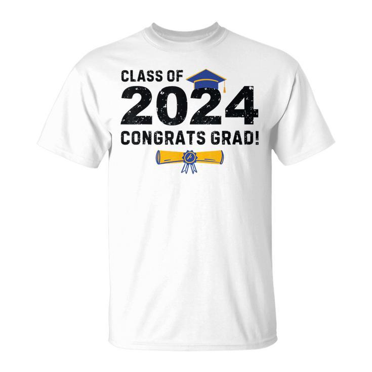 Class Of 2024 Congrats Grad 2024 Congratulations Graduate T-Shirt