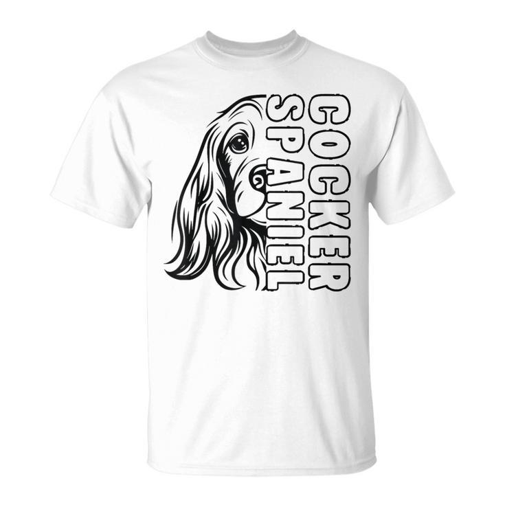 Cocker Spaniel Hund Herrchen Frauchen Hunde T-Shirt