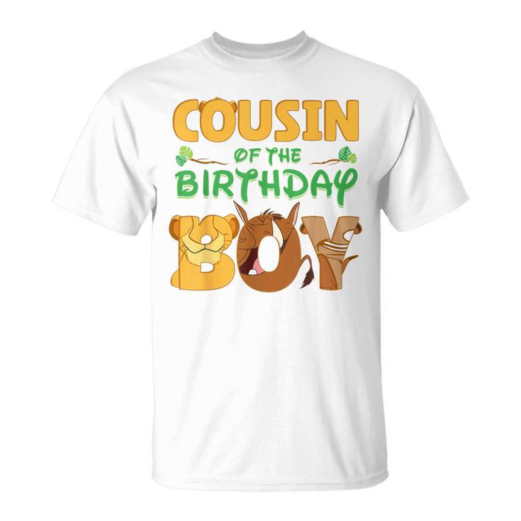 Cousin Of The Birthday Boy Lion Family Matching T-Shirt