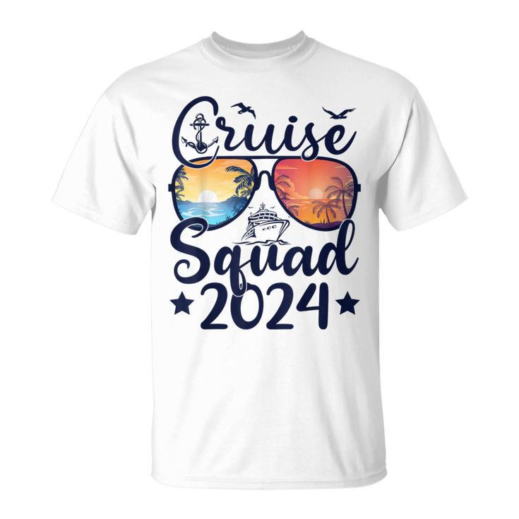 Cruise Squad 2024 Summer Vacation Family Cruise Ship T-Shirt