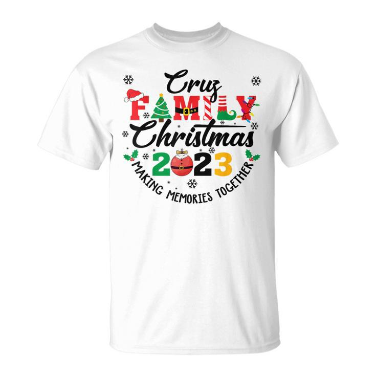 Cruz Family Name Christmas Matching Surname Xmas T-Shirt