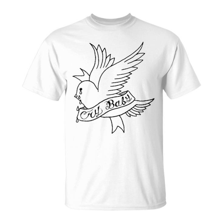 Cry Baby Aesthetic Tattoo Crybaby Bird T-Shirt