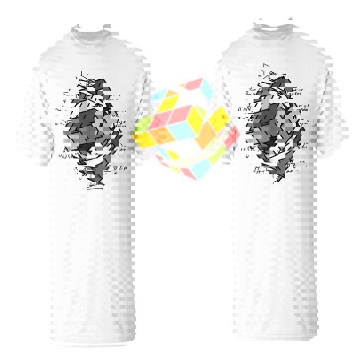Cubo Rubik Cube Magic Cubo Retro Rubiintage Nerd Camiseta unisex