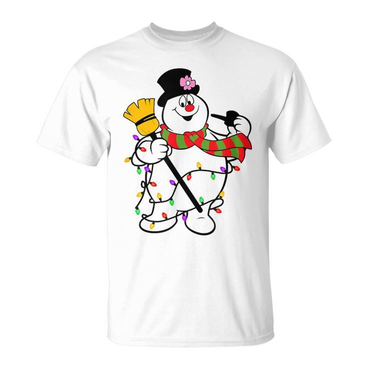 Cute Frosty Snowman Christmas Snowmen For Family T-Shirt