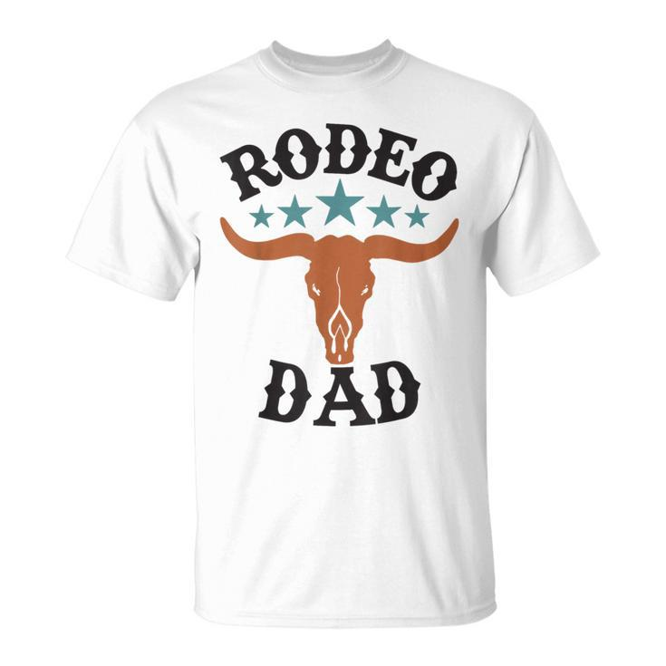 Dad 1St First Birthday Cowboy Western Rodeo Party Matching T-Shirt