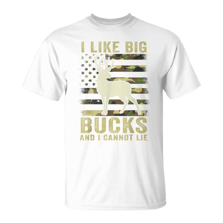 Deer Hunting- I Like Big Bucks & Cannot Lie Dad T-Shirt