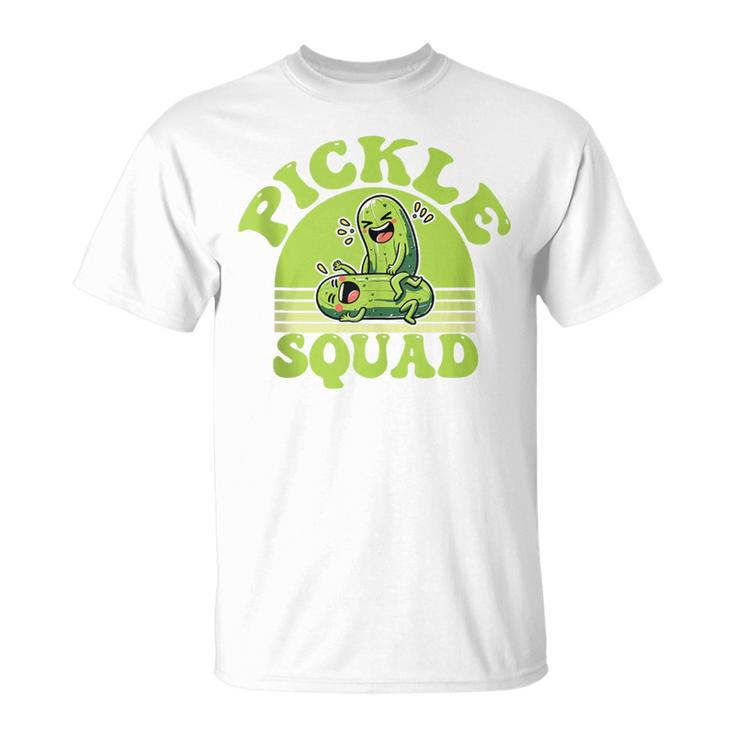 Dill Lightful Pickle Squad Foodie For Pickle Lovers T-Shirt