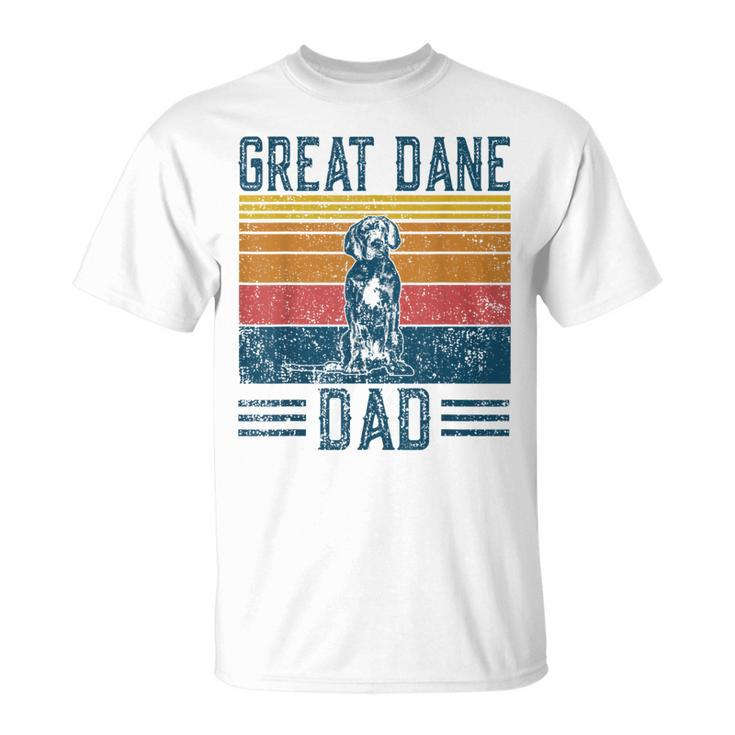 Dog Dad Vintage Great Dane Dad T-Shirt