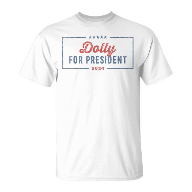 Dolly For President 2024 Retro Dolly T-Shirt