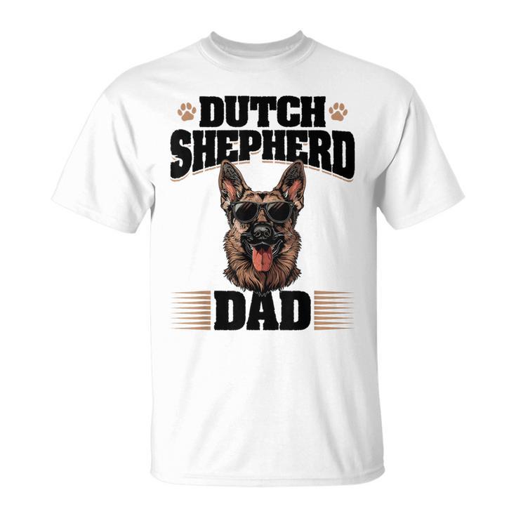 Dutch Shepherd Dog Breed Dutch Shepherd Dad T-Shirt