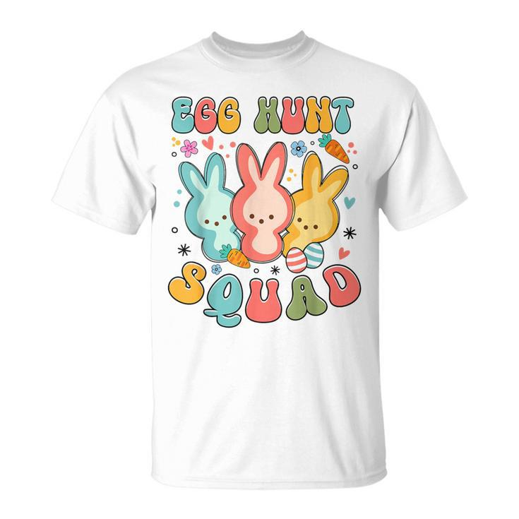 Egg Hunt Squad Hunting Season Easter Day Bunny T-Shirt